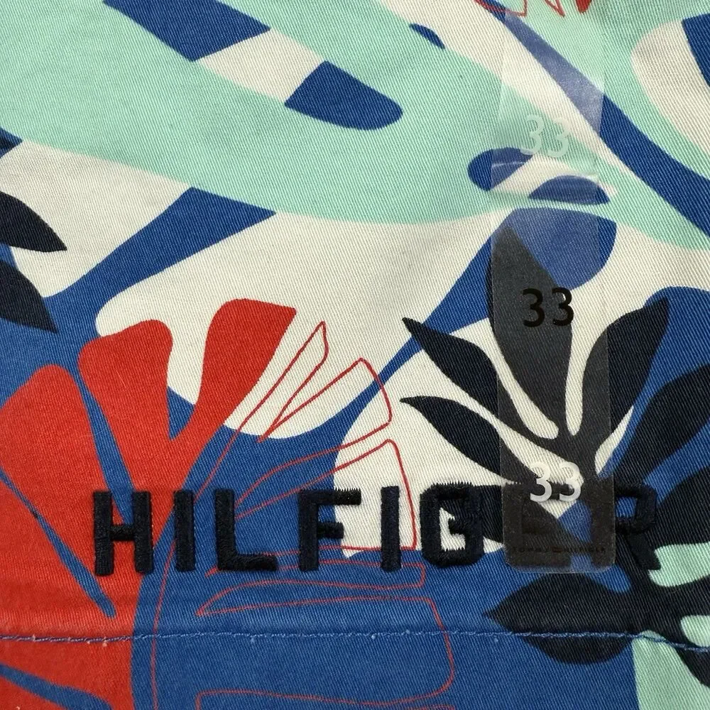 NEW Tommy Hilfiger Tropical Hawaiin Print Shorts Men Size 33 TH Flex 7